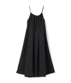 カシミア混 CABaN ノースリーブ ワンピース黒 スリット ボックスシルエット カシミア混 CABaN ノースリーブ ワンピース黒 スリット ボックス