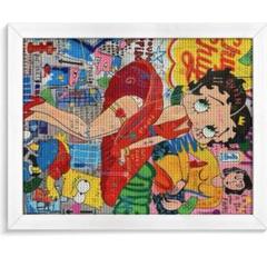 ダイヤモンドアート ベティ 5D ダイヤモンドキット ペインティングクラフト