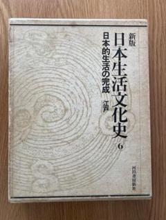 新版 日本生活文化史第六巻 日本的生活の完成 江戸 河出書房新社 管Y