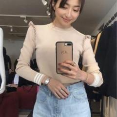 石原さとみ着用 美品 ボーダーズアットバルコニー フリル