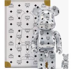 BE@RBRICK MCM WHITE CHROME Ver. 100 400％のサムネイル