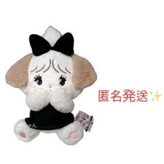 mikko characters black ribbon big ぬいぐるみ mikko charactersBLACK RIBBON BIGぬいぐるみスフレ - メルカリ