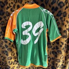 美品　M size Green orange サッカー　フットサル