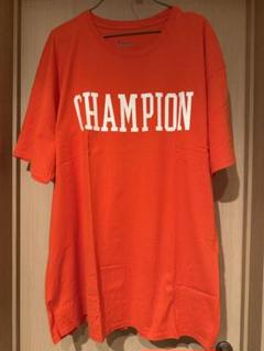 Champion オレンジTシャツ