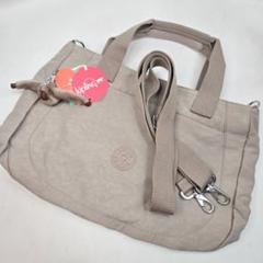 タグ付き未使用 Kipling 2way トートバッグ キーホルダー付き 猿