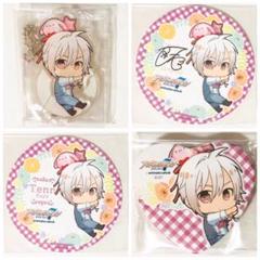 新品★アイナナ【九条天】アニカフェ★缶バッジ＆アクスタ＆コースター★4点セット 新品☆アイナナ【九条天】アニカフェ☆缶バッジ＆アクスタ