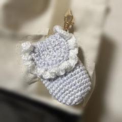 リップケース　小物入れ　ハンドメイド　かぎ編み　ポーチ