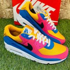 29cm エア マックス 90 NIKE AIR MAX 90 厚底 青 黄