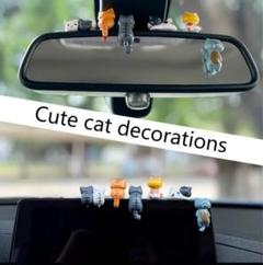 癒し猫フィギュア6ピースセット