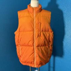 THE NORTH FACE ダウンジャケット/ダウンベスト L オレンジ 【古着】