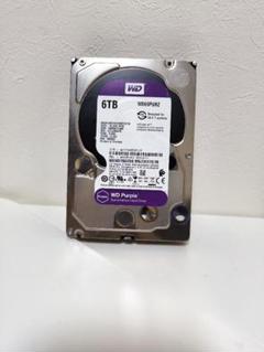 Western Digital WD Purple 6TB HDD 中古 内蔵型ハードディスク