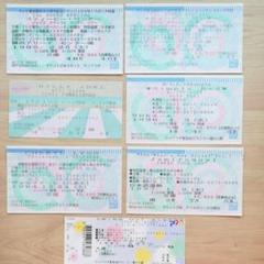 90年代 ロック半券7枚セット①Wonder、ビリージョー、Jamiroquai