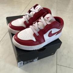 NIKE AIR JORDAN 1 LOW キッズ　赤　19㎝
