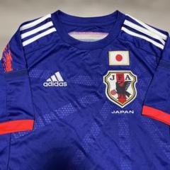 Adidas JFAサッカー日本代表 エンブレム刺繍 ユニフォーム 円陣 160