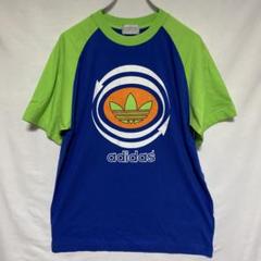 80s 90s adidasラグラン Tシャツ シングルステッチ L