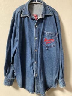 カール・カナイ/デニム・カバーオール（Lサイズ美品） セール】ヴィンテージライクオーバーサイズデニムカバーオール