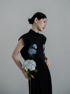 iCONOLOGY 芍薬　白　トップス 花を着るブラウス#01【芍薬】-ivory- | iCONOLOGY