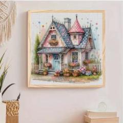 クロスステッチ クロス刺繍 刺繍キット 11CT お家 カントリー ガーデン