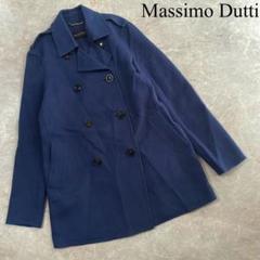 Massimo Dutti マッシモデュッティ フード付きダウンコート 濃紺 Massimo Dutti(マッシモドゥッティ) コート(レディース) - 海外