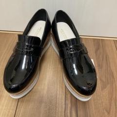 【新品タグ付】ボリュームソールローファー　厚底　NICE CLAUP 黒