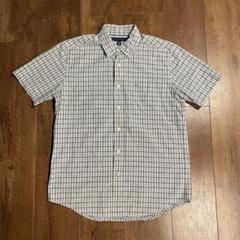 00s TOMMY HILFIGER 半袖チェックシャツボックスシルエット　M