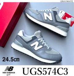 ゴルフシューズ New Balance 574 サイズ24.5 新品未使用 ugs574p31.jpg