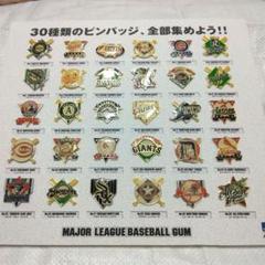 メジャーリーグ 30種類 ピンバッジセット ガム Kanebo