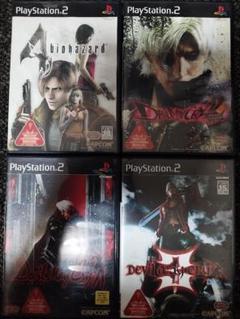 PS2ソフト4本セット バイオ4他3本 まとめ売り 動作品