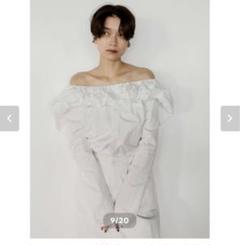 KATRIN 2way off shoulder blouse ホワイト