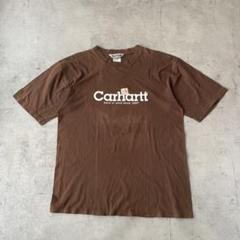 Carhartt カーハート Tシャツ デカロゴ ブラウン
