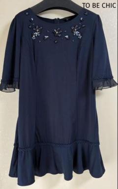 tobechicドット後ろ身頃がリボンで可愛いチュニック ★size42★ TO BE CHIC（トゥー ビー シック）の 商品一覧 | ファッション
