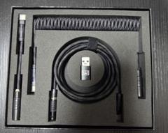 Wooting 60HE+フルカスタム コイルusbケーブルセット Wooting 60HE ＋ カスタム品 ＋ コイルケーブル