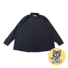 90s 古着 レッドキャップ 長袖シャツ オーバーサイズ ネイビー 2XL