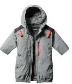 バートル　空調服　スティールグレー　半袖ブルゾン　ハイバック 半袖ブルゾン AC2086 ハイバックファン バートル スティール