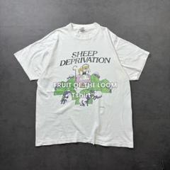 90s USA製イラストジョークTシャツ FRUIT OF THE LOOM古着