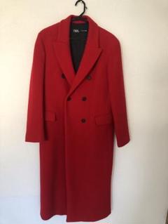 【新品未使用】ZARA 赤 ダブルブレスト ロングコート XS 新品未使用】ZARA 赤 ダブルブレスト ロングコート XS - メルカリ