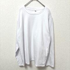 98 メンズ ロングTシャツ ホワイト 定番 L