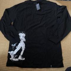 最前線の HUF × BETTY BOOP コラボ デザイン ロンTシャツ 新品未使用 トップス