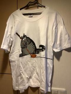 USA製　Crazy Shirts クリバンキャットTシャツ　S