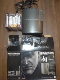 【限定モデル・美品】PS3本体(鋼) MGS4 プレミアムパック他ソフト多数