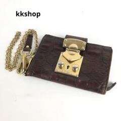 正規品♡miumiu♡ミュウミュウ マトラッセ ショルダーウォレット チェーン MIU MIU - MIUMIU 美品 黒 マテラッセ 財布 チェーンウォレット
