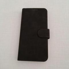 ★ Aquos Wish ケース カバー 手帳 カード収納 スマホケース 黒