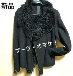 ⭐️美品⭐️DIESEL ブラックファージャケット L-OCHS Hooded jacket in leather, cotton and denim｜ブラック