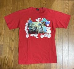 Ghost x Stussy グラフィックTシャツ Mサイズ 赤 old