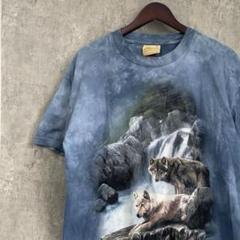 【90s】THE MOUNTAIN オオカミ Tシャツ XL