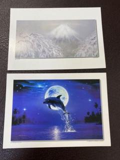 【美品】ラッセン 絵画　イルカ　リープオブフェイス(S)ROC 特別価格！】ラッセン 絵画 イルカ リープオブフェイス(S)ROC