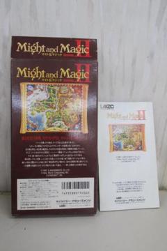 【希少】MSX2 マイトアンドマジック1.2 ニ箱セット　ハンドブック付き 2025年最新】Might and Magicの人気アイテム - メルカリ