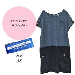 【バーバリーブルーレーベル】BURBERRY♡ワンピース♡ゴールドボタン♡38