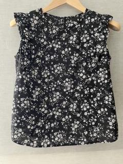 【SLOBE IENA】 ブラウス フラワー　刺繍　ブラック　羽織り　24ss SLOBE IENA】 ブラウス フラワー 刺繍 ブラック 羽織り 24ss