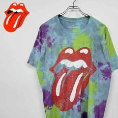 ローリングストーンズ バンド ブリーチ加工 Tシャツ【古着】